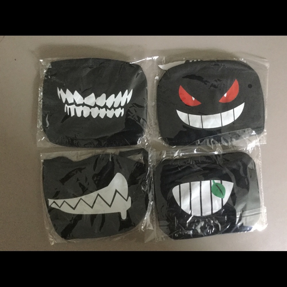 4 Funny, Cartoon Face Masks